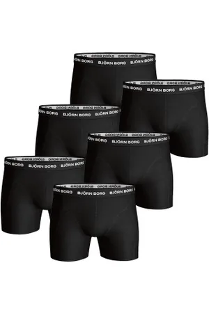 Björn Borg Herenslips 6P Essential Shorts Zwart katoen Large Heren