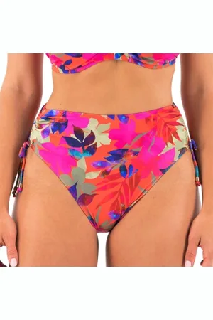 Fantasie Playa Del Carmen High Waist Bikini Brief Roze patroon polyamide XX-Large Dames