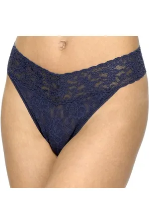 Hanky Panky 2P Original Rise Thong Marine nylon One Size Dames