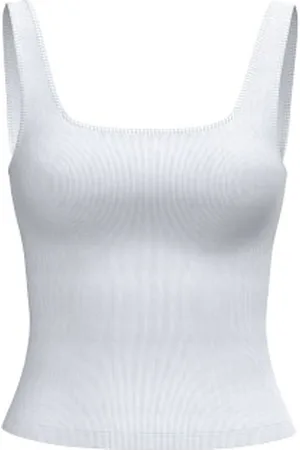 Björn Borg Original Rib Tank Top Wit katoen Large Dames