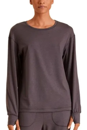 Calida DSW Warming Long Sleeve Shirt Bruin Large Dames