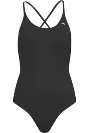 PUMA V-Neck Padded Swimsuit Zwart X-Small Dames