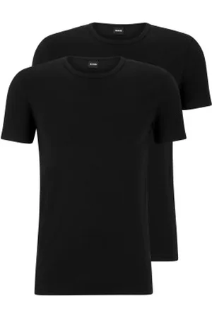 HUGO BOSS 2P Modern Round Neck T-shirt Zwart katoen Medium Heren