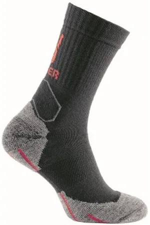seger Sokken Work Mid Wool Regular Sock Zwart/Grijs Maat 34/36