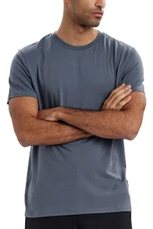 Resteröds Bamboo Crew Neck Donkergrijs Small Heren