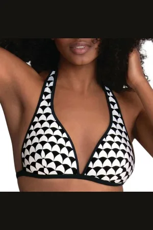 Rosa Faia Summer In Cannes Mina Bikini Top Zwart/Wit X-Small Dames