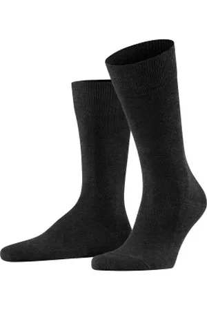 Falke Falke Sokken Family Crew Sock Antraciet katoen Maat 39/42 Heren