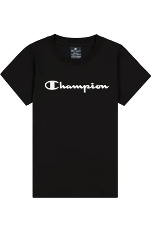 Champion Classics Crewneck T-shirt For Girls Zwart katoen 146-152