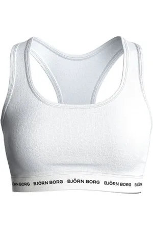 Björn Borg Logo Soft Top Wit katoen Large Dames
