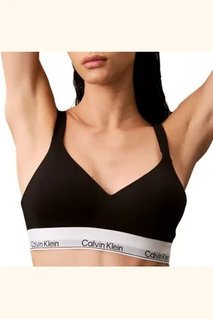 Calvin Klein Modern Cotton Lift Bralette Zwart Medium Dames