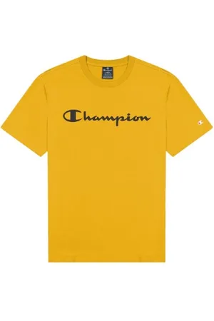 Champion Classics Crewneck T-shirt For Boys Geel katoen 122-128