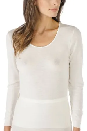 Mey Exquisite Long-Sleeved Vest Wit 38 Dames
