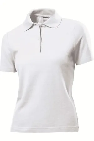 Stedman Polo Women Wit katoen Small Dames