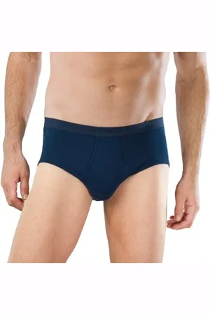 Schiesser Herenslips Original Classics Fine Rib Sport Brief Marine katoen Medium Heren