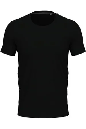 Stedman Clive Crew Neck Zwart rondgewoven katoen Small Heren