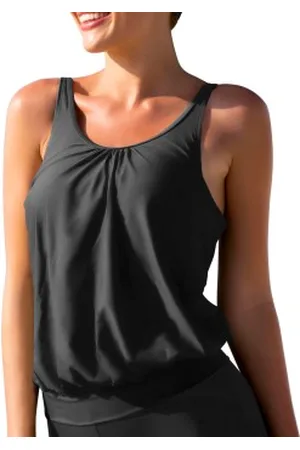 Wiki Loose Tankini Top Zwart C/D Small Dames