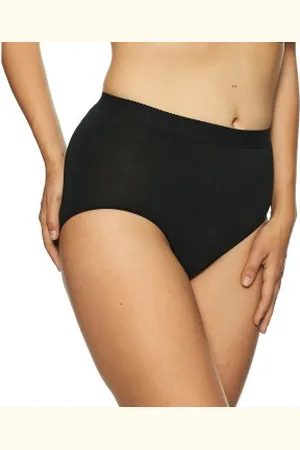 Lady Avenue Bamboo Midi Brief Zwart Bamboe X-Small Dames