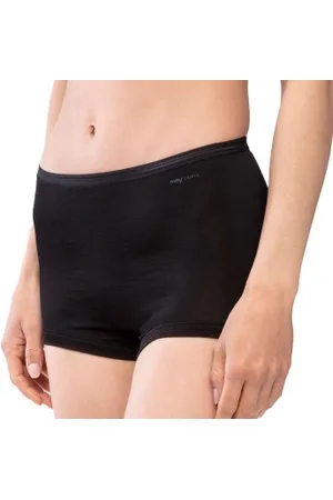 Mey Lights Elegant Boxer Panty Zwart 36 Dames