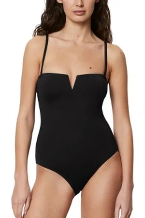 Marc O’ Polo Marc O Polo Bandeau Swimsuit Zwart Large Dames