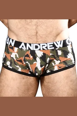 Andrew Christian Herenslips Almost Naked Camouflage Boxer Camouflage polyamide Small Heren