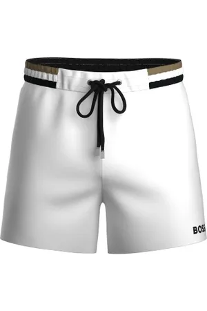 HUGO BOSS Zwembroeken Atoll Swim Shorts Wit polyester Medium Heren