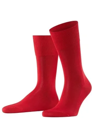 Falke Falke Sokken Tiago Rood katoen Maat 39/40 Heren