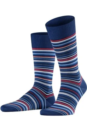 Falke Falke Sokken Microblock Socks Donkerblauw katoen Maat 39/40 Heren