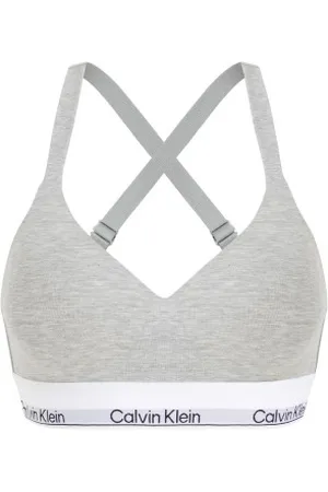 Calvin Klein Modern Cotton Lift Bralette Grijs Medium Dames