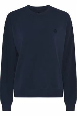 JBS of Denmark Bamboo Badge Sweatshirt Marine Small Dames