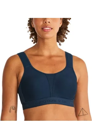 Swegmark Kimberly Iconic Moulded Cups Sports Bra Marine polyamide B 100 Dames