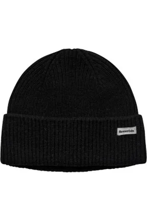 Resteröds Wool Beanie Zwart wol One Size