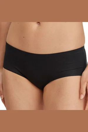Calida Essential Cotton Hipster Panty Zwart katoen Large Dames