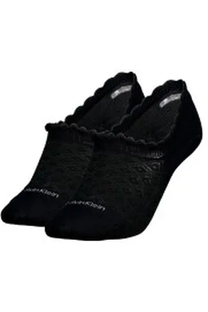 Calvin Klein Calvin Klein Sokken 2P Libby Diamond No Show Sock Zwart Strl 37/41 Dames