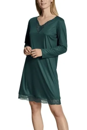 Calida Secret Dreams Sleepshirt Donkergroen Medium Dames