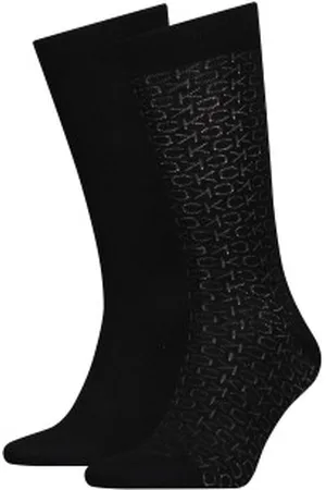 Calvin Klein Calvin Klein Sokken 2P Mirrored Logo Socks Zwart One Size Heren
