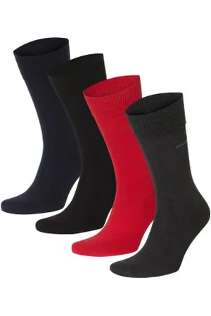 HUGO BOSS Sokken 4P Gift Set CC Socks Rood/Blauw Maat 40/46 Heren