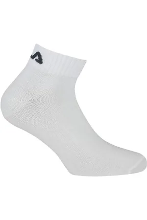Fila Sokken 3P Quarter Plain Socks Wit Maat 35/38