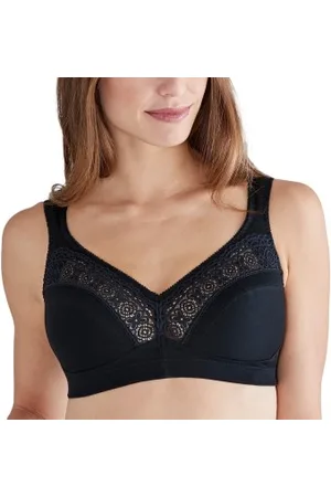 Swegmark Cotton Star Soft Bra Zwart katoen B 75 Dames