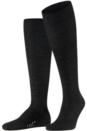 Falke Falke Sokken Airport Knee-high Grijs Maat 41/42 Heren