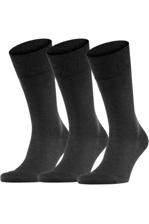 Falke Falke Sokken 3P Sensitive Berlin Zwart Maat 39/42 Heren