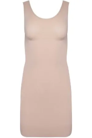 Magic Tone Your Body Tank Dress Lichtbruin Small Dames