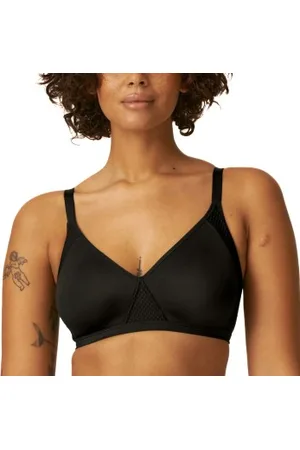 NATURANA Modern Minimizer Soft Bra Zwart B100 Dames