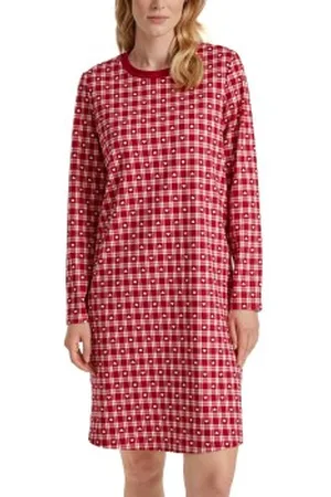Calida Family And Friends Short Nightdress Rood katoen Large Dames