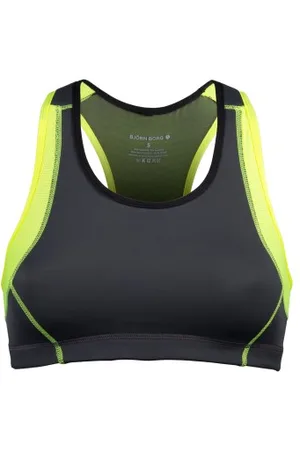 Björn Borg Active Sport Top Grijs/Geel X-Small Dames