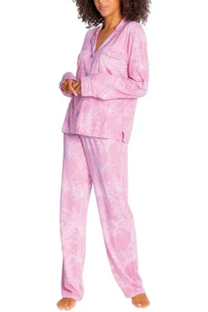 P.J.Salvage Playful Prints Pyjama Roze Large Dames
