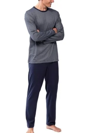 Mey Bennison Pyjama Donkerblauw 48 Heren