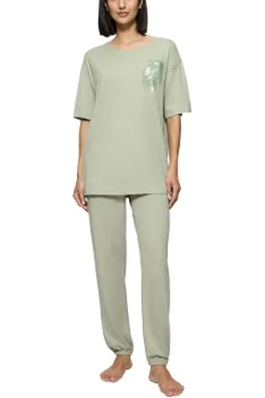 Triumph Endless Comfort Long Sleeve Pyjama Lichtgroen 36 Dames