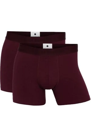 JBS of Denmark Herenslips 2P Tights Boxers Wijnrood Small Heren