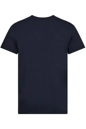 Dovre O Neck T Shirt Marine Small Heren