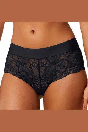 Triumph Body Make-Up Illusion Lace Shorty Zwart 38 Dames